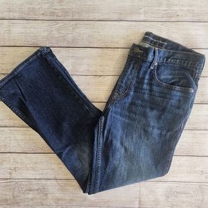 Men's Old Navy Boot Cut Stretch Dark Wash Jeans Size 32x30